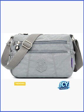Waterproof Nylon Crossbody Bag Work Travel Purse Messenger Lightweight Shoulder